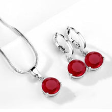 Load image into Gallery viewer, Round Zircon Cubic Necklace