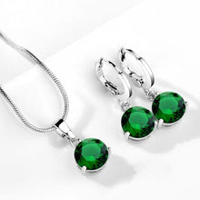 Load image into Gallery viewer, Round Zircon Cubic Necklace