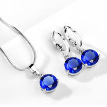 Load image into Gallery viewer, Round Zircon Cubic Necklace