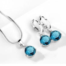 Load image into Gallery viewer, Round Zircon Cubic Necklace