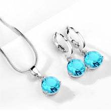 Load image into Gallery viewer, Round Zircon Cubic Necklace