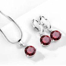 Load image into Gallery viewer, Round Zircon Cubic Necklace