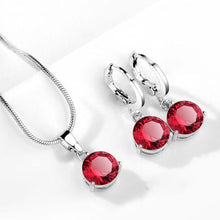 Load image into Gallery viewer, Round Zircon Cubic Necklace