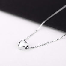 Load image into Gallery viewer, Silver Love Heart Necklaces
