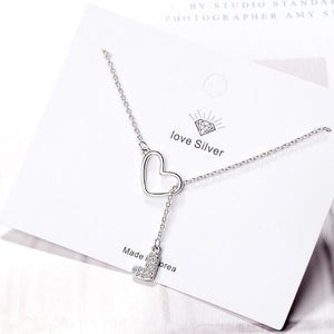 Double Heart Necklace