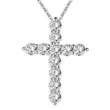 Load image into Gallery viewer, Christmas Cross  stone Necklace
