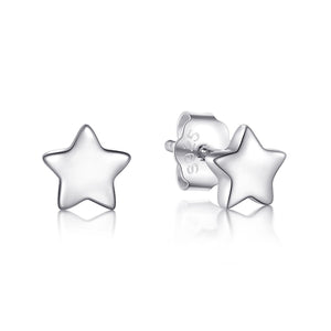 Sterling Silver Stars Moon Exquisite Earrings