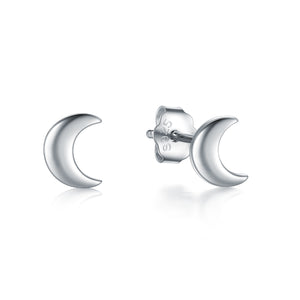 Sterling Silver Stars Moon Exquisite Earrings