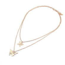 Load image into Gallery viewer, Butterfly Clavicle Chain Necklaces
