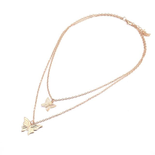 Butterfly Clavicle Chain Necklaces