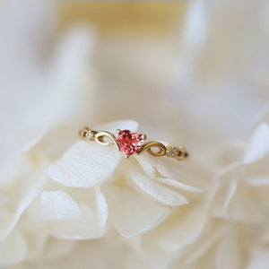 Cute Romantic Heart Ring