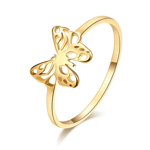 Cutout Exquisite Butterfly Ring