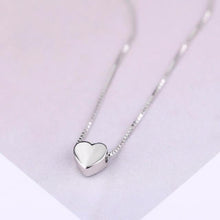 Load image into Gallery viewer, Silver Love Heart Necklaces
